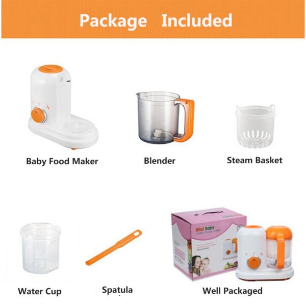 Multi-function Baby Food Processor Smart Infant Milk Warm Baby Food Cooking Blenders - Image 3