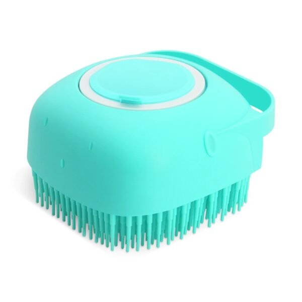 Pet Dog Shampoo Massager Brush Cat Massage Comb Grooming Scrubber Shower Brush For Bathing Short Hair Soft Silicone Brushes - Image 4