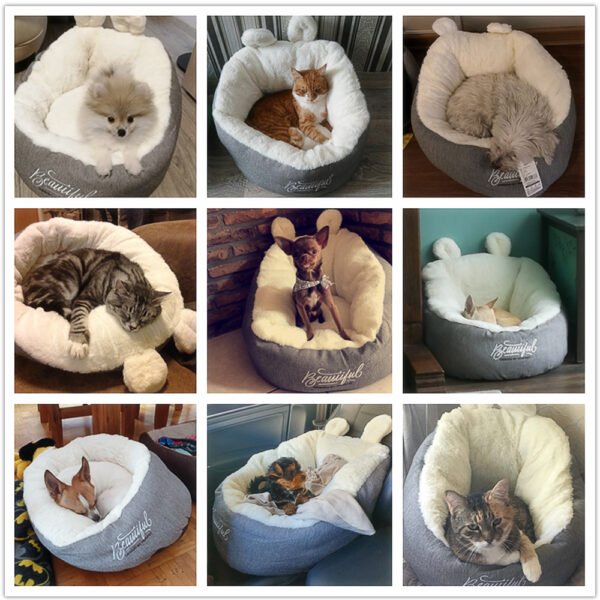 Pet Dog Bed Warming Soft Sleeping Bag Cushion Puppy Kennel - Image 10