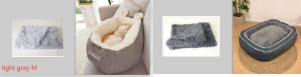 Pet Dog Bed Warming Soft Sleeping Bag Cushion Puppy Kennel - Image 8