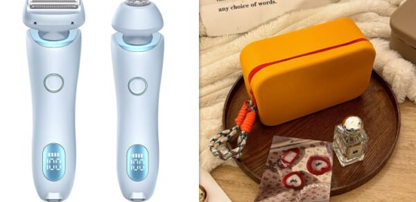 2 In 1 Hair Removal Epilator USB Rechargeable Trimmer Women Body Razor Face Leg Armpit Bikini Hand Pubic Shaver Hair Remover - Image 5