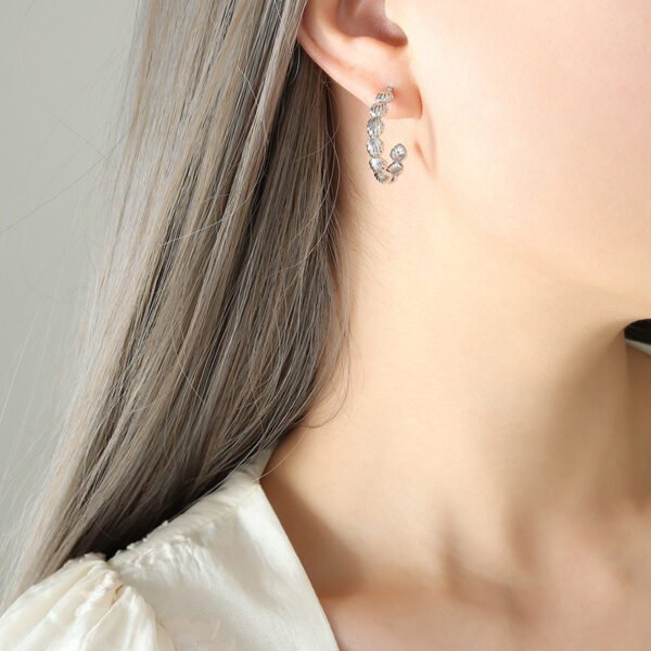Shell C- Shaped Earrings Female Special-interest Design - Image 3