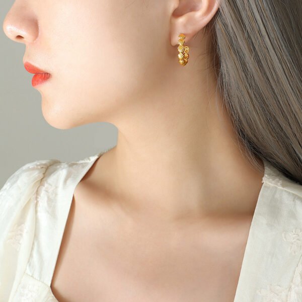 Shell C- Shaped Earrings Female Special-interest Design - Image 2
