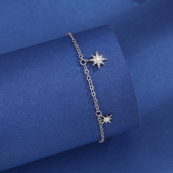 New Simple Design Micro Inlaid Zirconium Bracelet For Women - Image 2