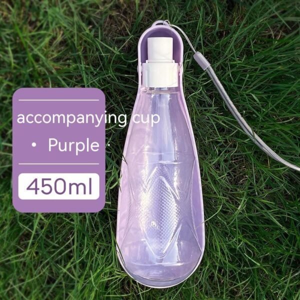 Pet Water Cup Outdoor Portable Folding Dog Water Bottle 550ml Large Capacity Medium To Large Dog Drinking Bottle - Image 8