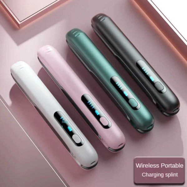 Wireless Hair Straightener Flat Iron Mini 2 IN 1 Roller USB 5000mAh Max 200 Degree Portable Cordless Curler 4 Levels Dry And Wet Uses - Image 9