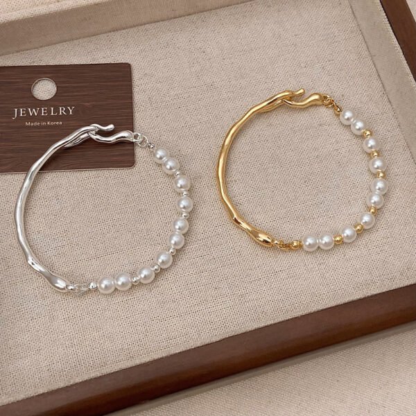 Texture Pearl Bracelet For Women Niche Design - Image 2