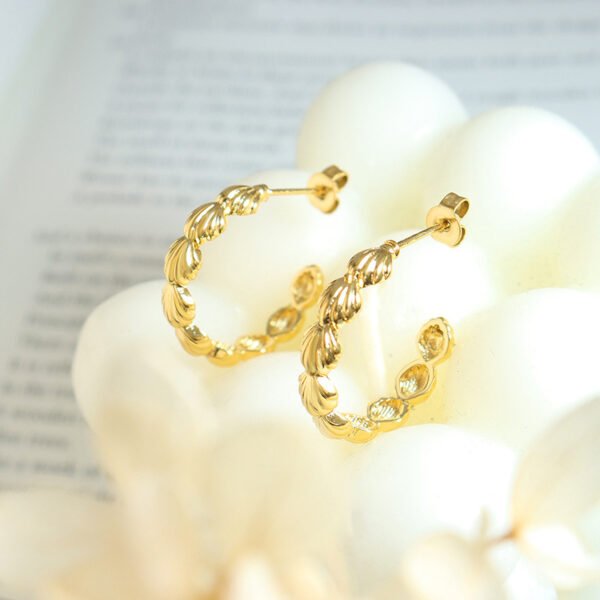 Shell C- Shaped Earrings Female Special-interest Design - Image 6