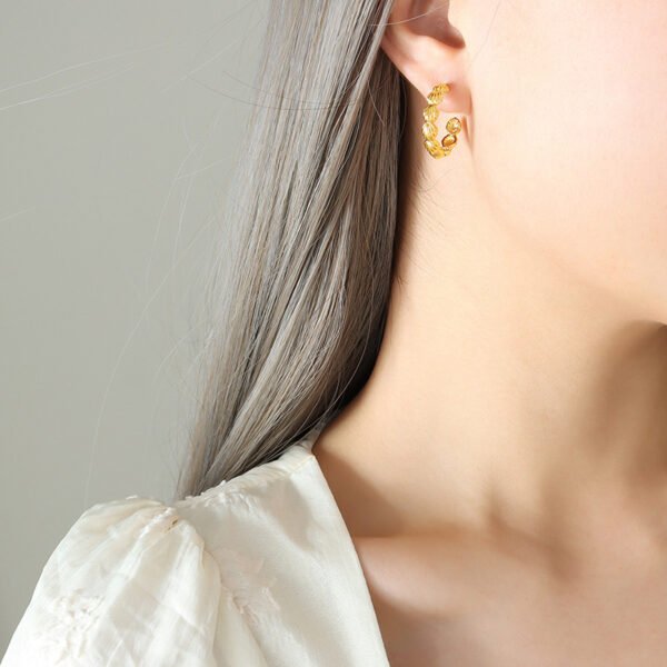 Shell C- Shaped Earrings Female Special-interest Design - Image 5