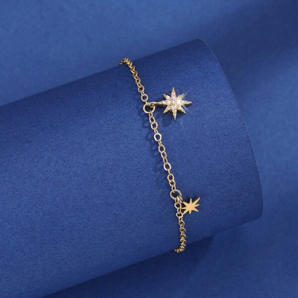 New Simple Design Micro Inlaid Zirconium Bracelet For Women - Image 5