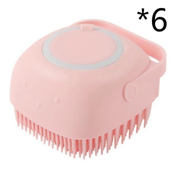 Silicone Dog Bath Massage Gloves Brush Pet Cat Bathroom Cleaning Tool Comb Brush For Dog Can Pour Shampoo Dog Grooming Supplies - Image 8