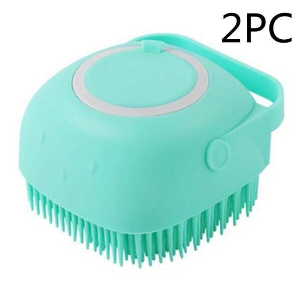 Silicone Dog Bath Massage Gloves Brush Pet Cat Bathroom Cleaning Tool Comb Brush For Dog Can Pour Shampoo Dog Grooming Supplies - Image 9